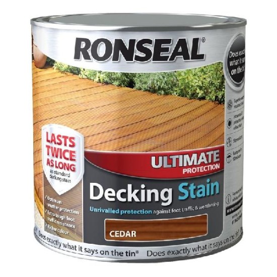 Ronseal Ultimate Decking Stain Cedar 2.5l