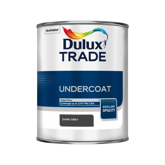 Dulux Trade 1L Undercoat - Dark Grey Finish