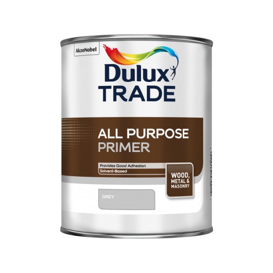 Dulux Trade 1L All Purpose Primer for Wood, Metal & Masonry - Grey