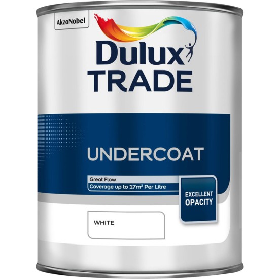 Dulux Trade 1L Undercoat - White Finish