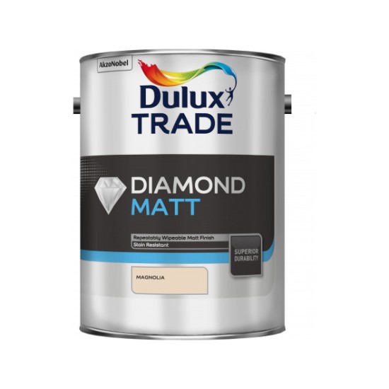 Dulux Trade 5L Diamond Matt - Magnolia Finish