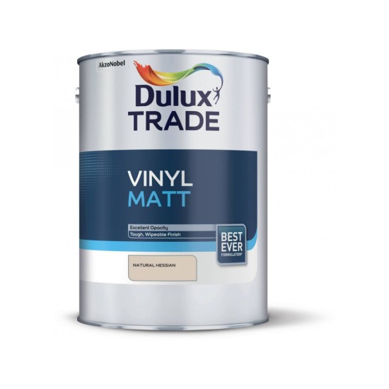 Dulux Trade 5L Vinyl Matt - Natural Hessian Finish