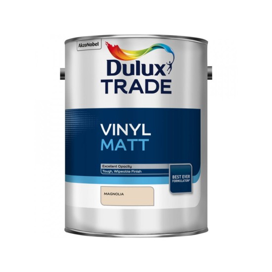Dulux Trade 2.5L Vinyl Matt - Magnolia Finish