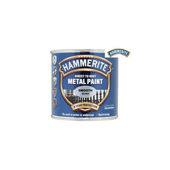 Hammerite Smooth Silver 750ml