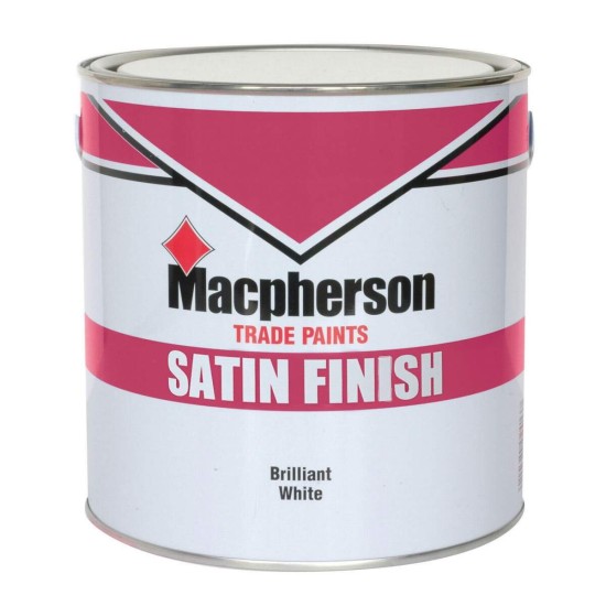 Macpherson Satin Finish White 2.5 Ltr