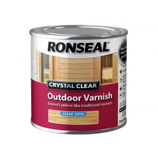 Ronseal Trade Crystal Clear Exterior Varnish Matt 750ml