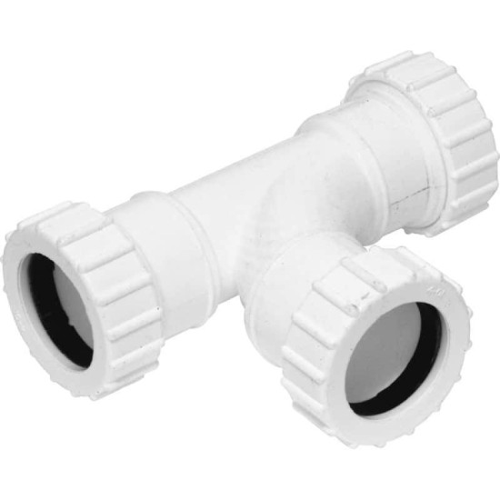 40mm Compression Waste Equal Tee