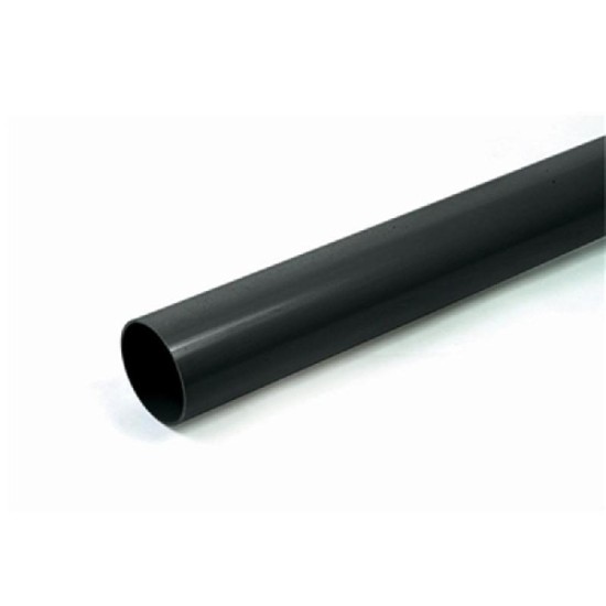 68mm Rainwater Pipe 2.5mtr Black