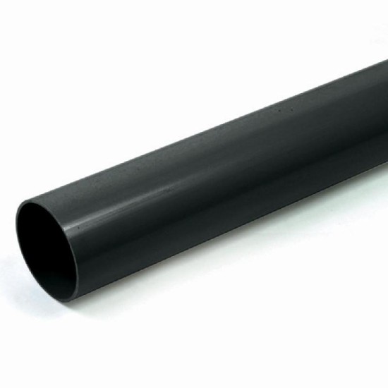 68mm Rainwater Pipe 5.5mtr Black