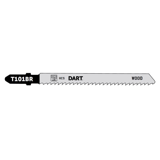 DART T101D Wood Cutting Jigsaw Blade - Pk 5