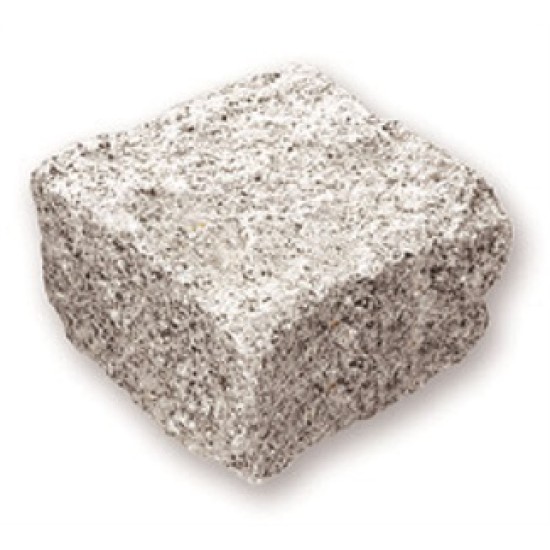Silver Grey Natural Granite Setts 100 x 100 x 50mm