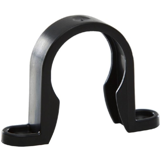 32mm Push Fit Pipe Clip Black