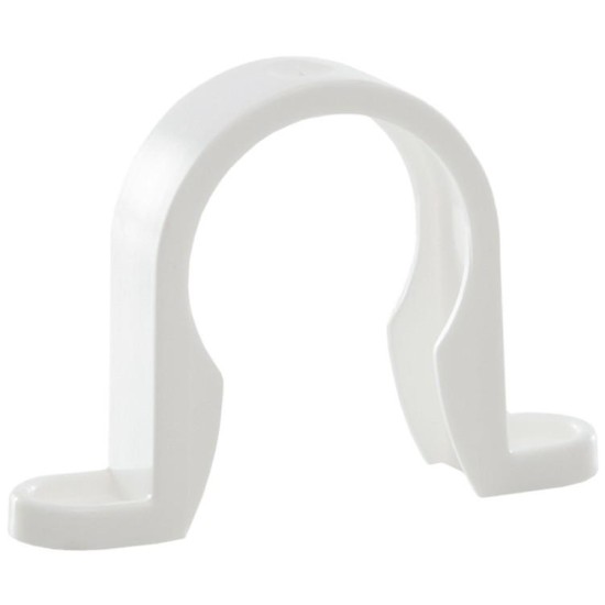 32mm Push Fit Pipe Clip White