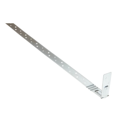 Galvanised Heavy Engineered Restraint Strap Bent At 100mm (Overall 1000mm)