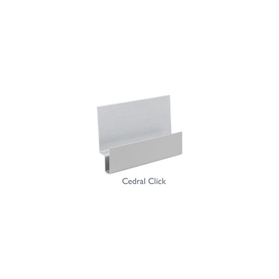 Cedral Click 3m Lintel Profile Silver Grey