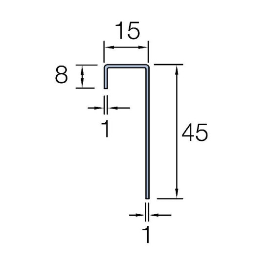 Cedral Lap 3m Connection Profile Beige