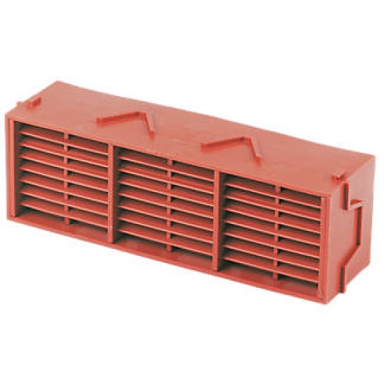 Timloc Plastic Air Brick Terracotta 225 x 75mm