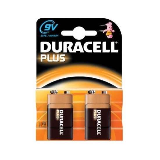 Duracell 9V Battery Twin Pack