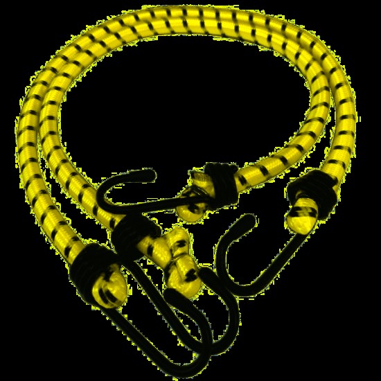 Prosolve Pair of 450mm Yellow Bungee Strap