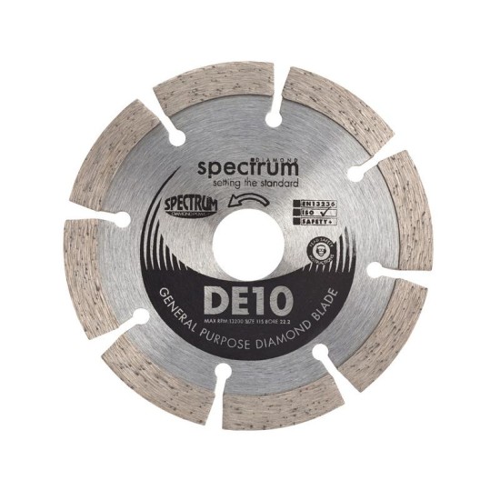 Spectrum Standard Diamond Blade DE10 115mm