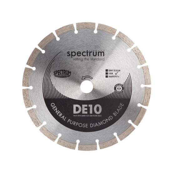 Spectrum Standard Diamond Blade DE10 230mm