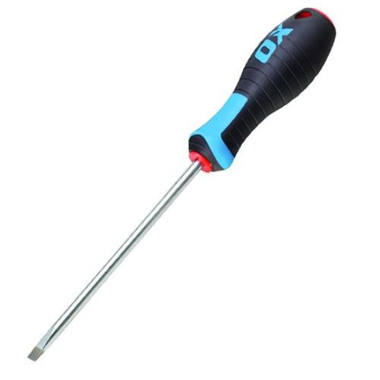 OX Pro Slotted Flared Screwdriver 125 x 6.5mm
