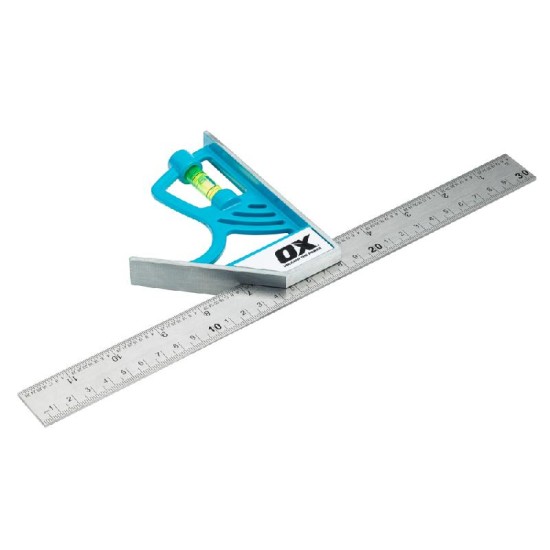 OX Pro Magnetic Combination Square 300mm