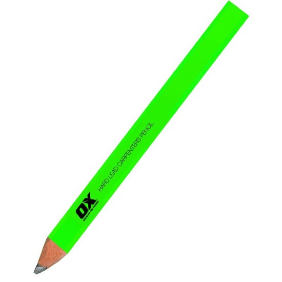 OX Trade Hard Green Carpenters Pencils 10 pk