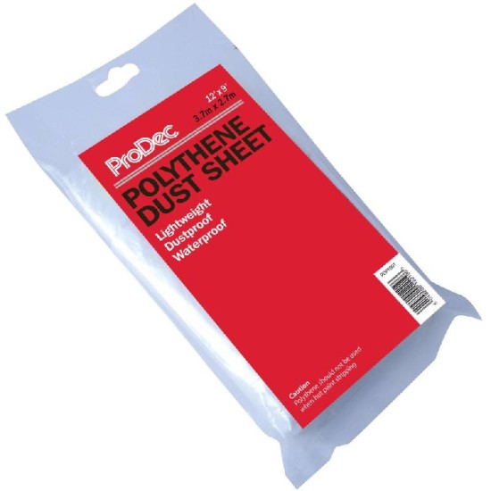 Prodec 12' X 9' Polythene Dust Sheet