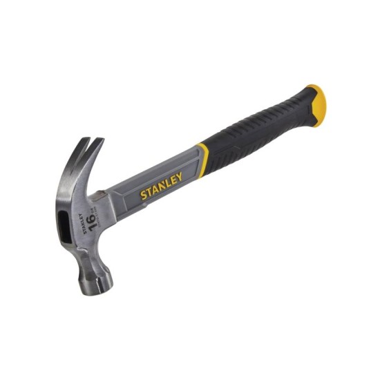 Stanley Fibreglass Claw Hammer (450g / 16oz)