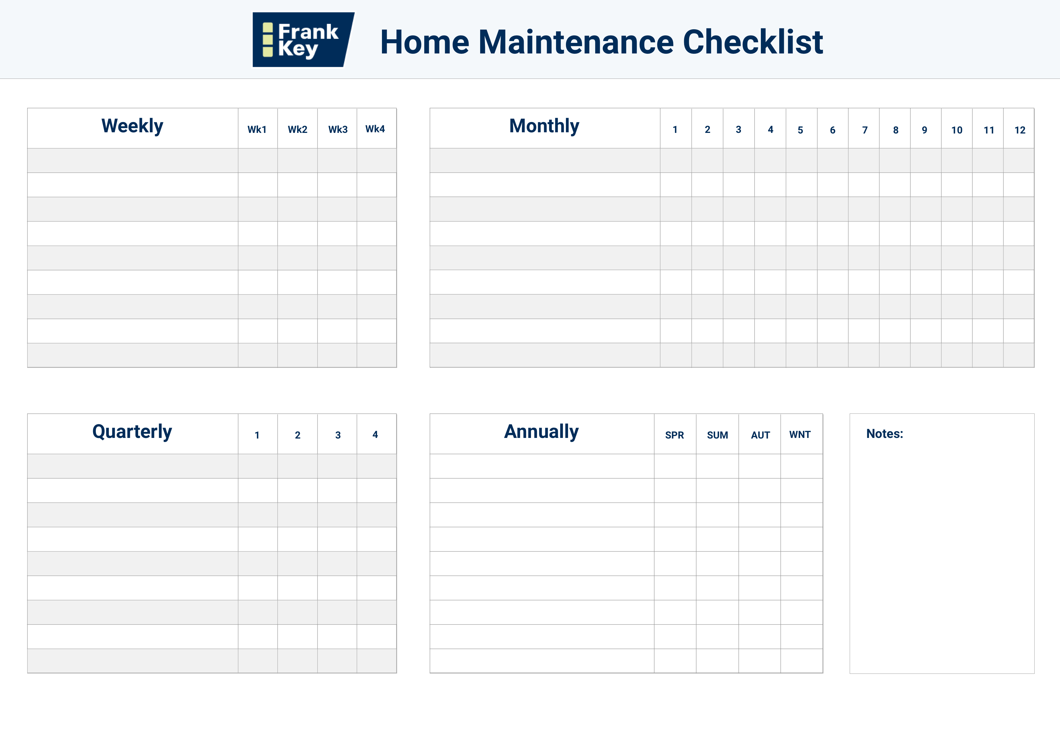 home-maintenance-excel-template